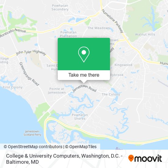 College & University Computers map