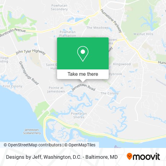 Mapa de Designs by Jeff