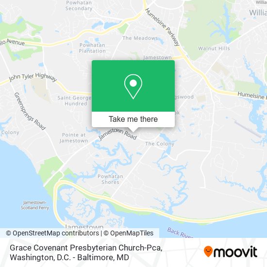 Mapa de Grace Covenant Presbyterian Church-Pca