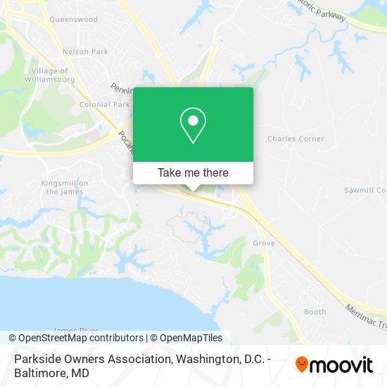Parkside Owners Association map