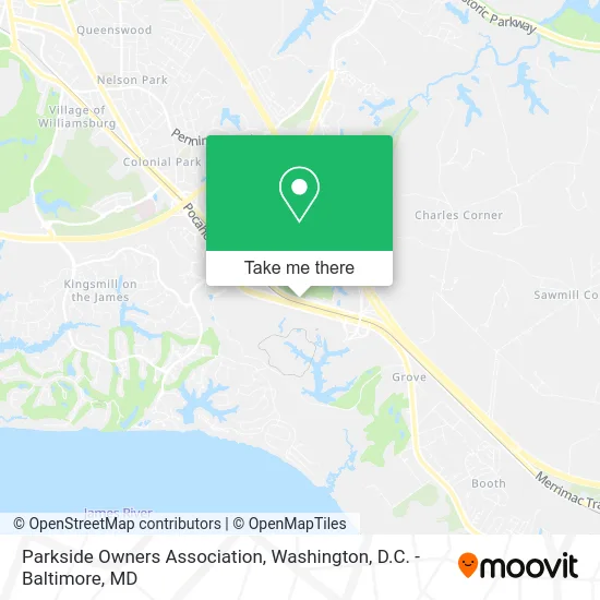 Parkside Owners Association map