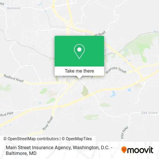 Main Street Insurance Agency map