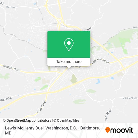Lewis-McHenry Duel map
