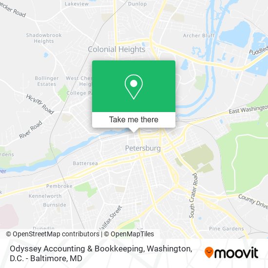 Odyssey Accounting & Bookkeeping map