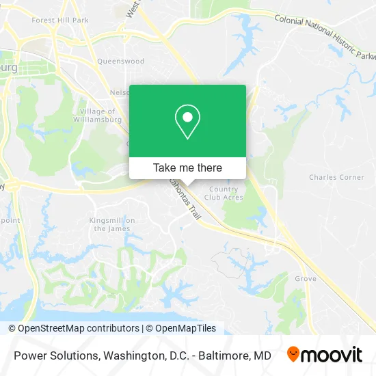 Power Solutions map
