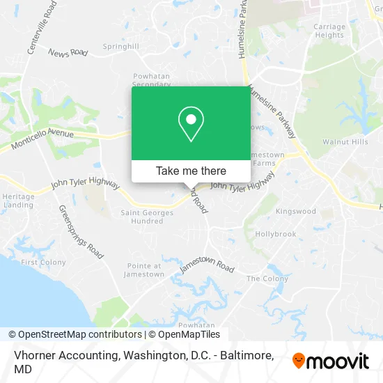 Vhorner Accounting map