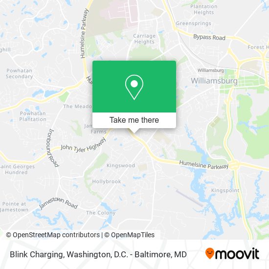 Blink Charging map