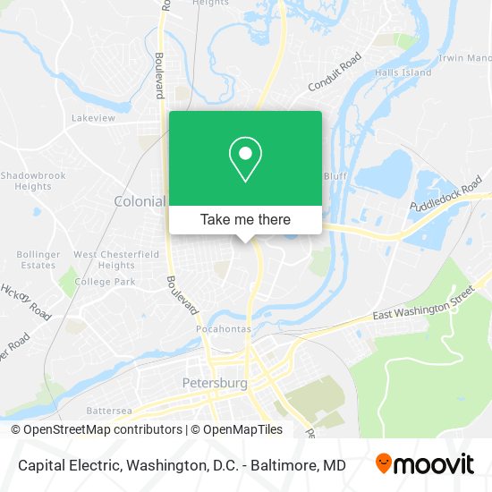 Capital Electric map