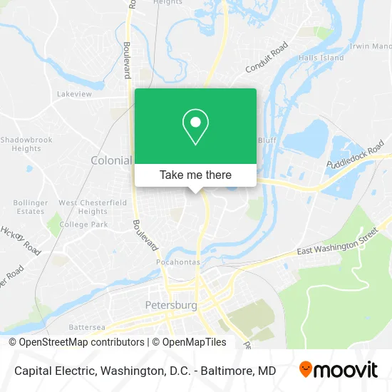 Capital Electric map
