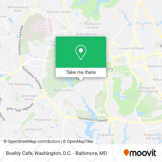 Boehly Cafe map