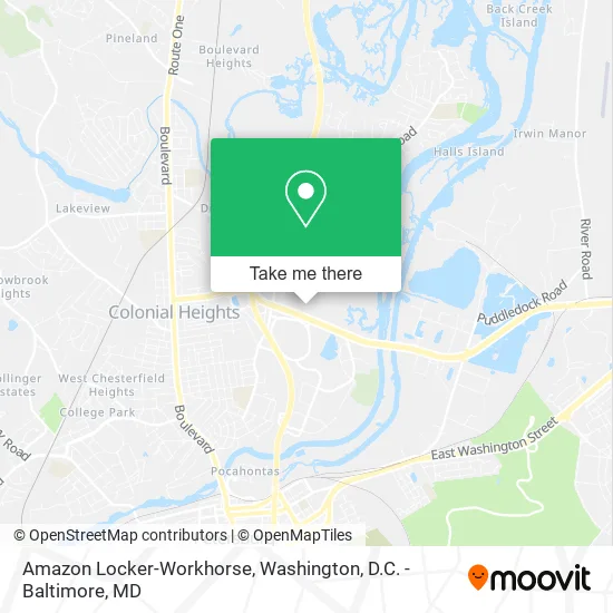 Amazon Locker-Workhorse map
