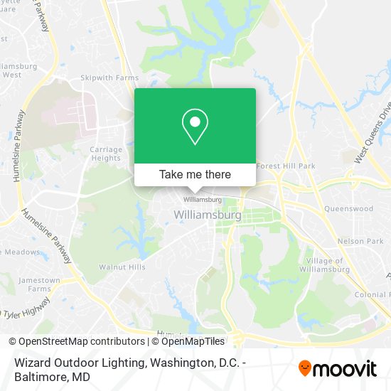 Wizard Outdoor Lighting map