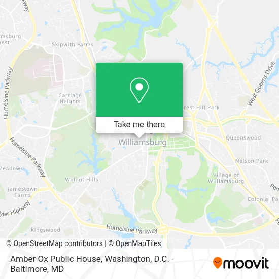 Amber Ox Public House map