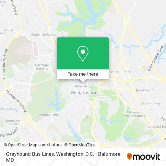 Greyhound Bus Lines map