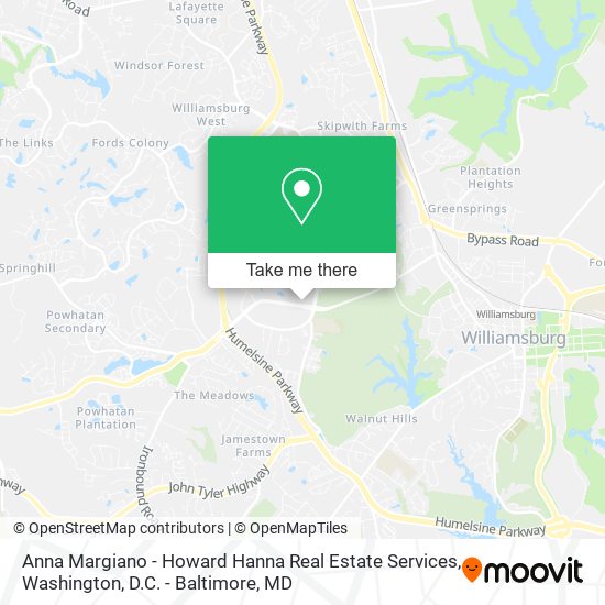 Anna Margiano - Howard Hanna Real Estate Services map