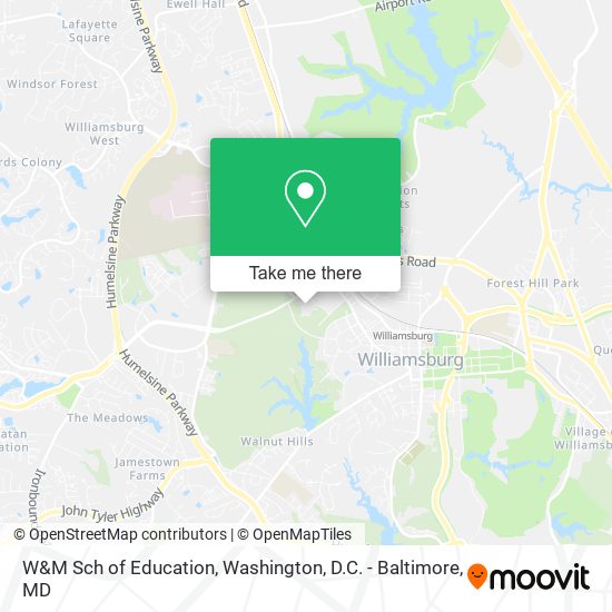 W&M Sch of Education map