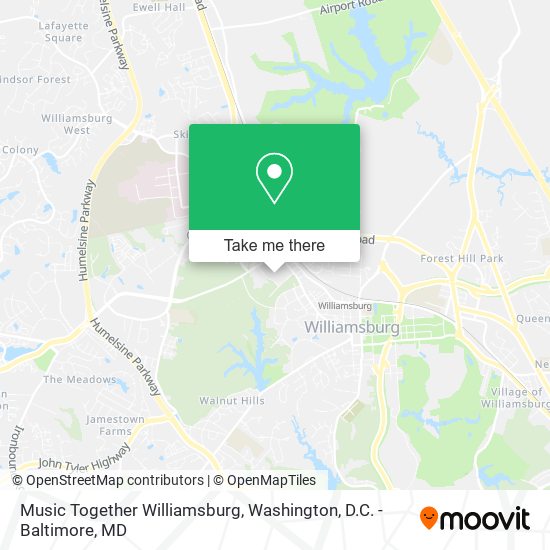 Music Together Williamsburg map