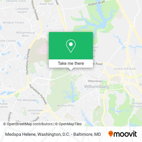 Medspa Helene map