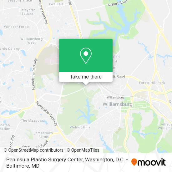 Peninsula Plastic Surgery Center map