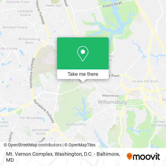 Mt. Vernon Complex map