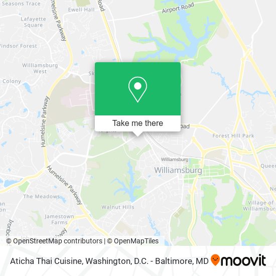 Aticha Thai Cuisine map