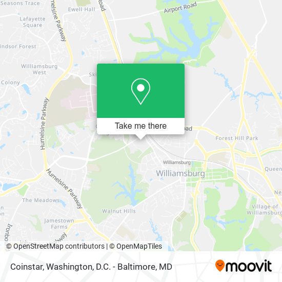 Coinstar map