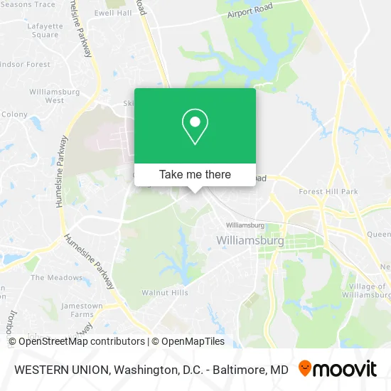 WESTERN UNION map