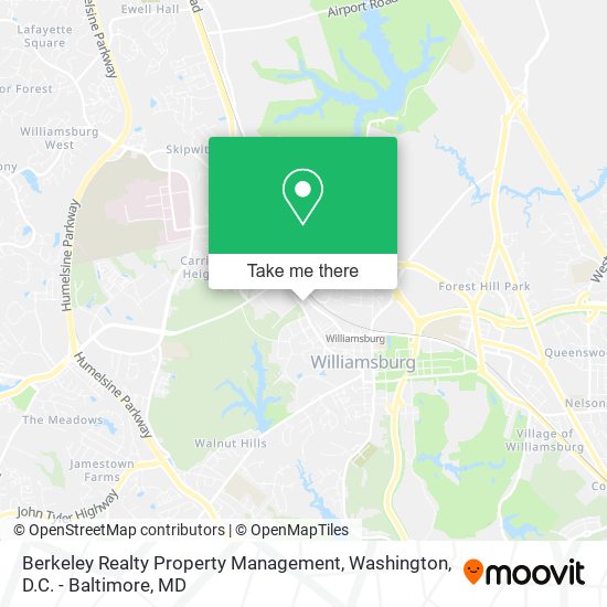 Berkeley Realty Property Management map
