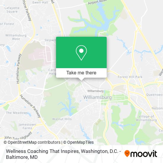 Wellness Coaching That Inspires map