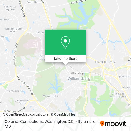 Colonial Connections map