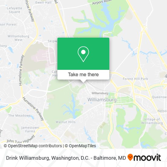 Drink Williamsburg map