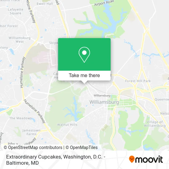 Extraordinary Cupcakes map