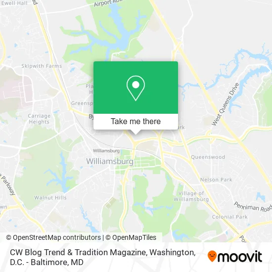 CW Blog Trend & Tradition Magazine map