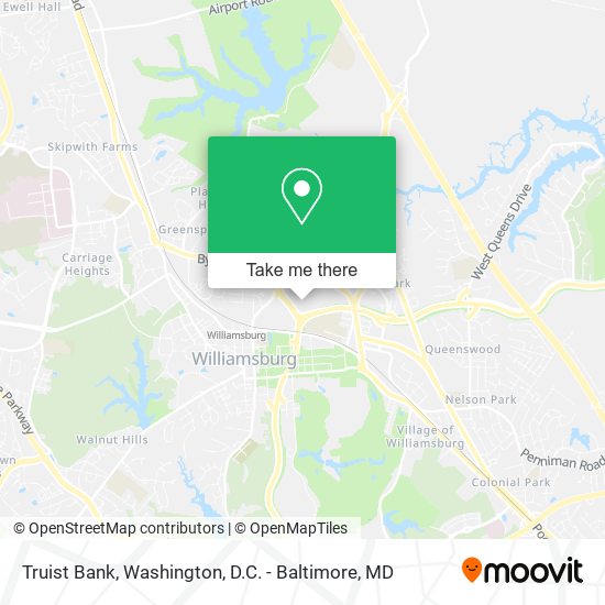 Truist Bank map
