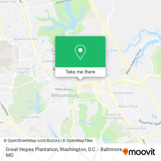 Great Hopes Plantation map