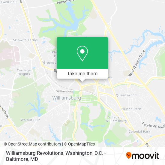 Williamsburg Revolutions map