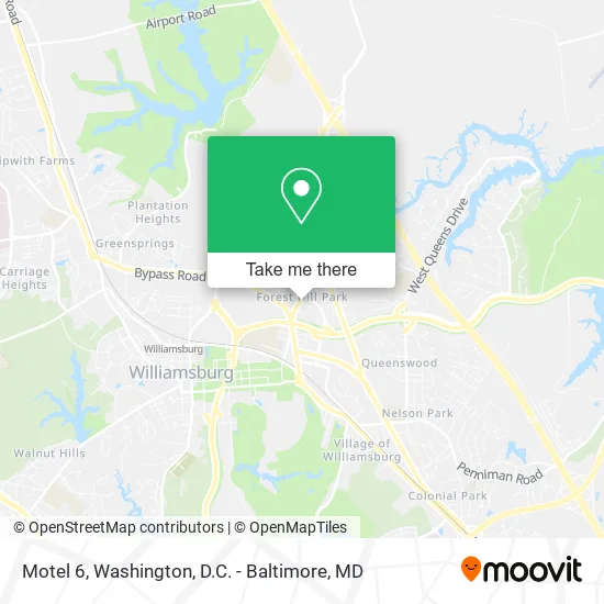 Motel 6 map