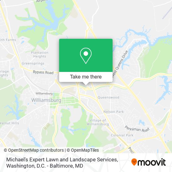 Michael's Expert Lawn and Landscape Services map
