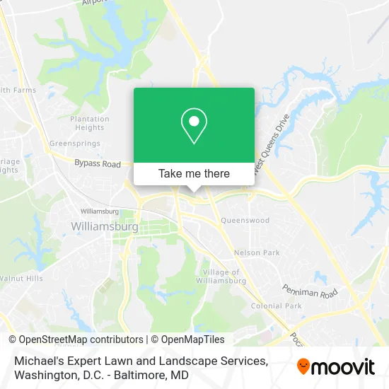 Michael's Expert Lawn and Landscape Services map
