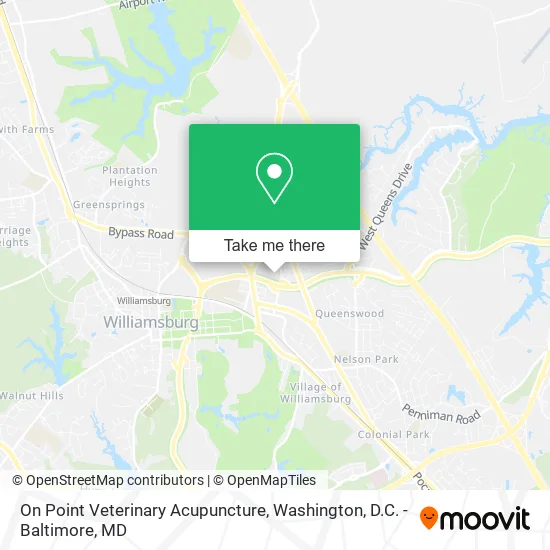 On Point Veterinary Acupuncture map