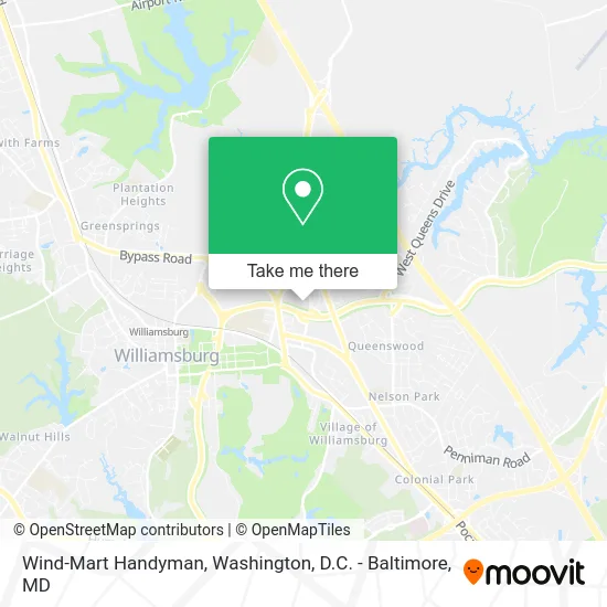 Wind-Mart Handyman map