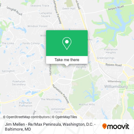Jim Mellen - Re/Max Peninsula map