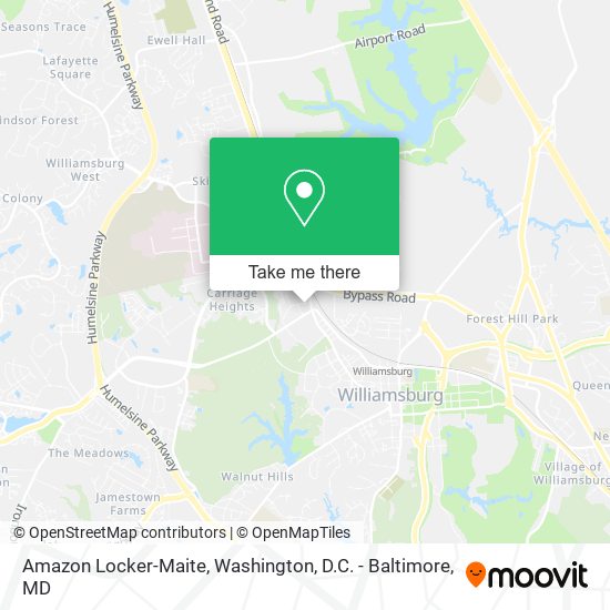 Mapa de Amazon Locker-Maite