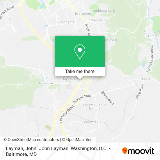 Layman, John: John Layman map