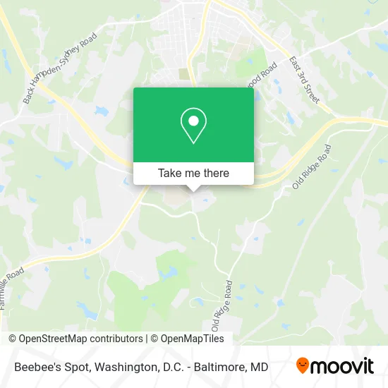 Beebee's Spot map