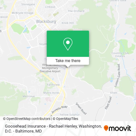 Goosehead Insurance - Rachael Henley map