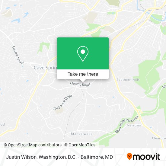 Justin Wilson map