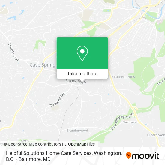 Helpful Solutions Home Care Services map