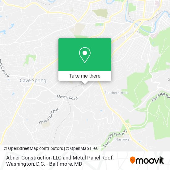 Mapa de Abner Construction LLC and Metal Panel Roof