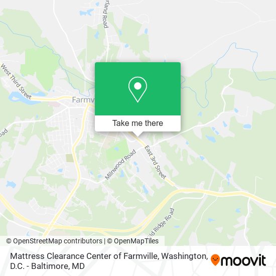 Mapa de Mattress Clearance Center of Farmville